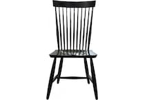  black dining room chair   