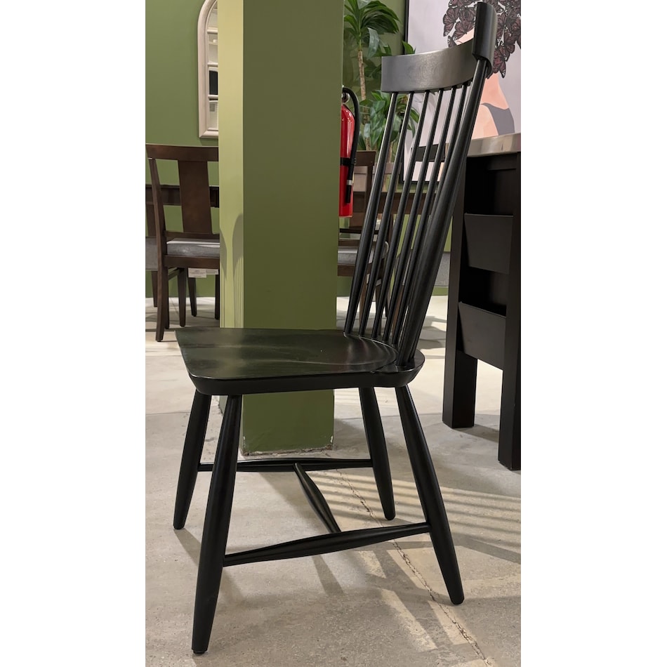  black dining room chair   