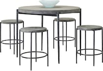  gray pub   bar units   stools   