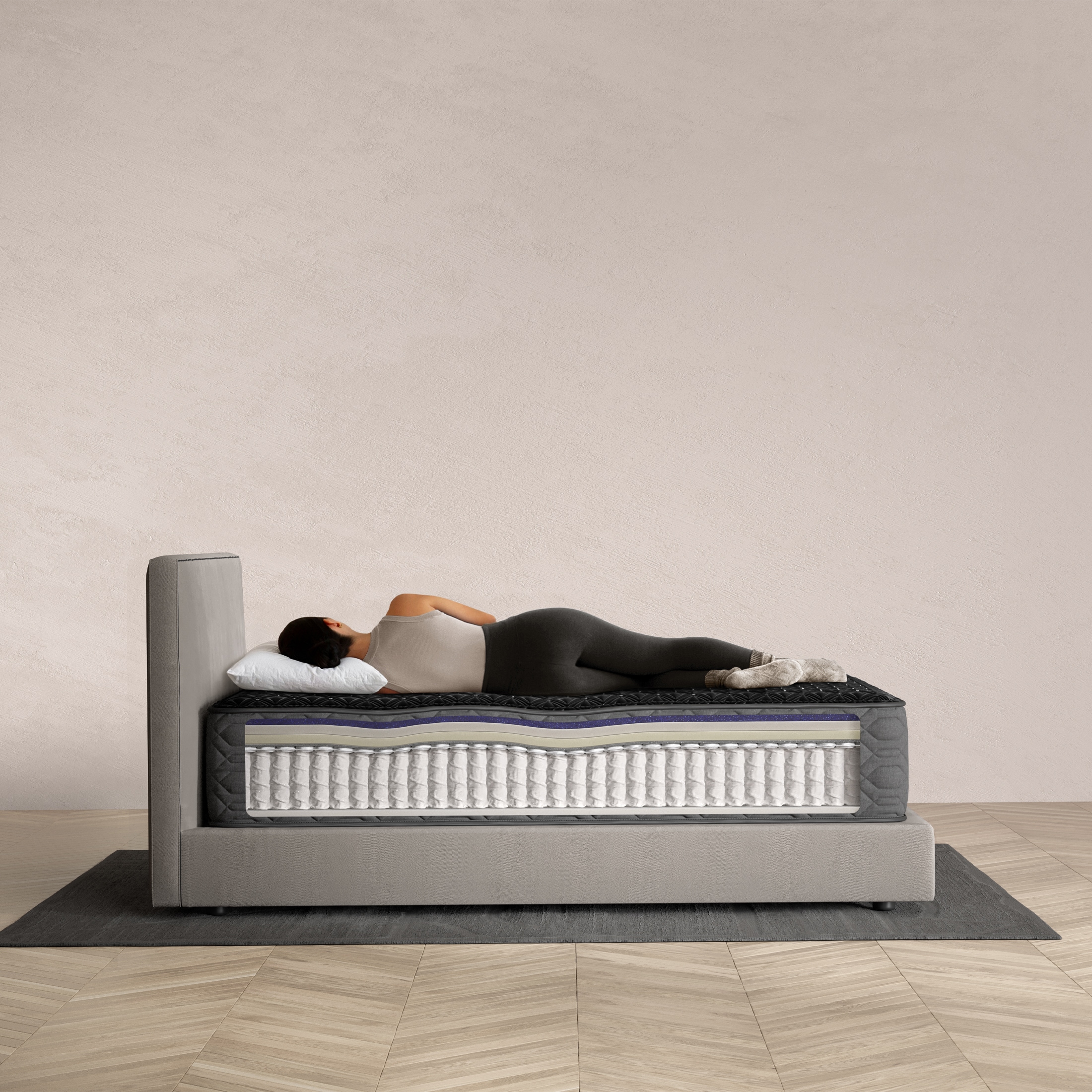 Series Three Hybrid Medium Split King Mattress