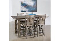  gray pub   bar units   stools   