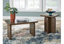  brown occasional tables all   