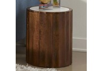  brown occasional tables all   
