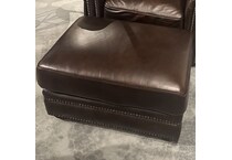  brown ottoman   