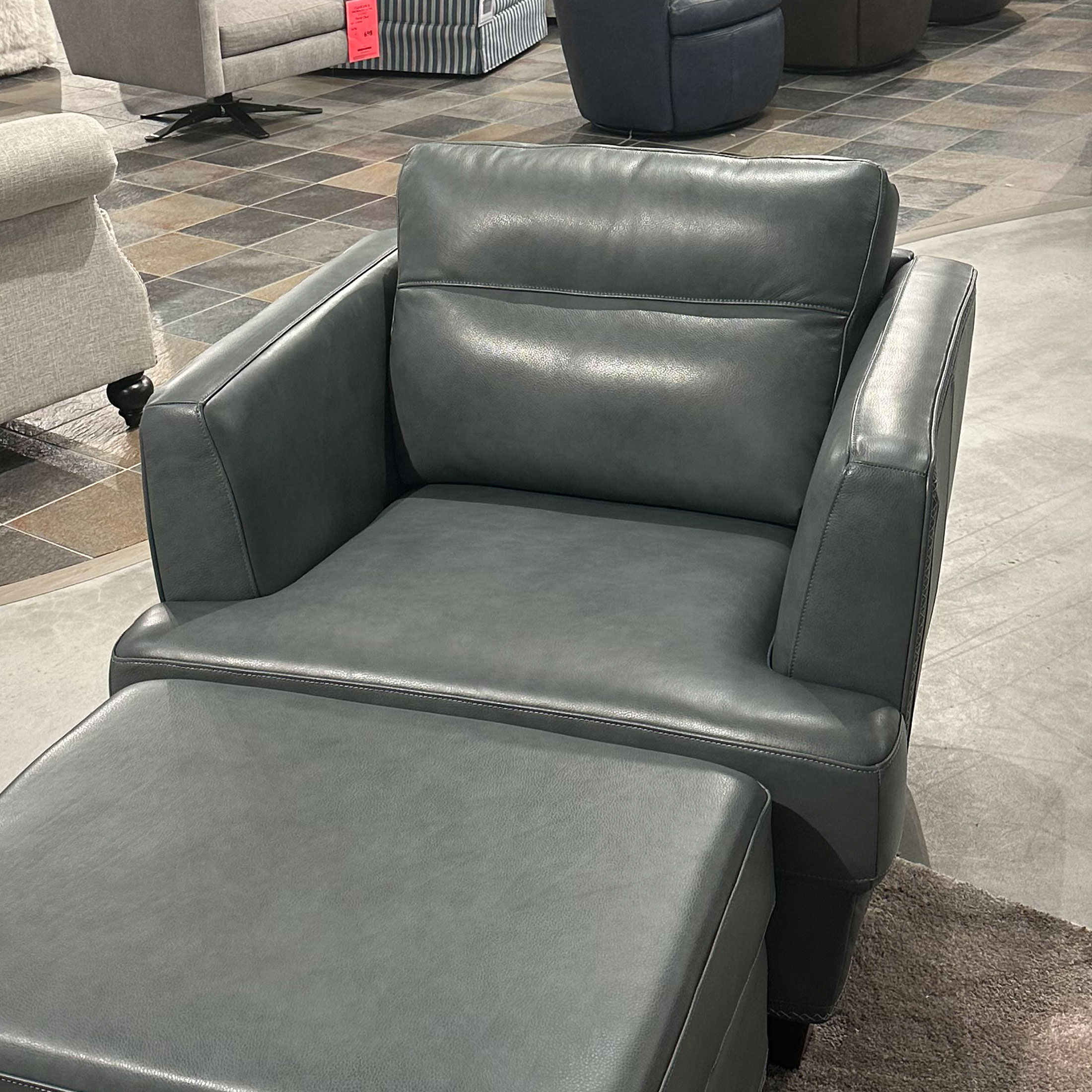 Kevin Chair & Ottoman