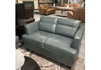  blue loveseat   