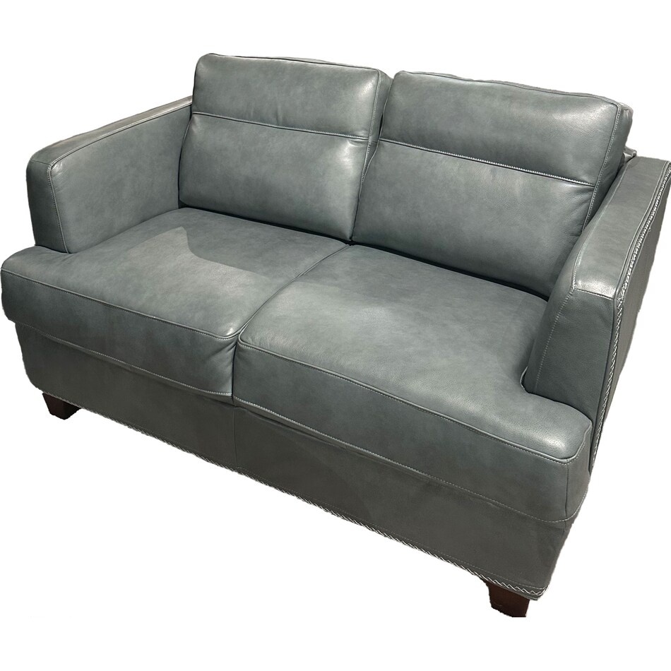  blue loveseat   