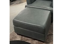  blue ottoman   