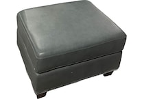  blue ottoman   