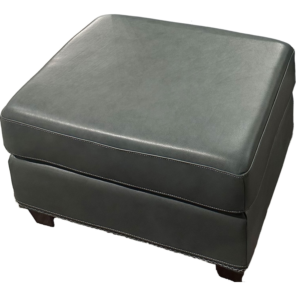  blue ottoman   