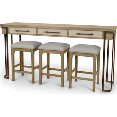 Rio Vista 4 Piece Console Bar