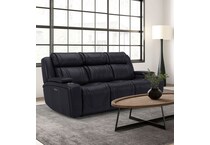  black sofa   