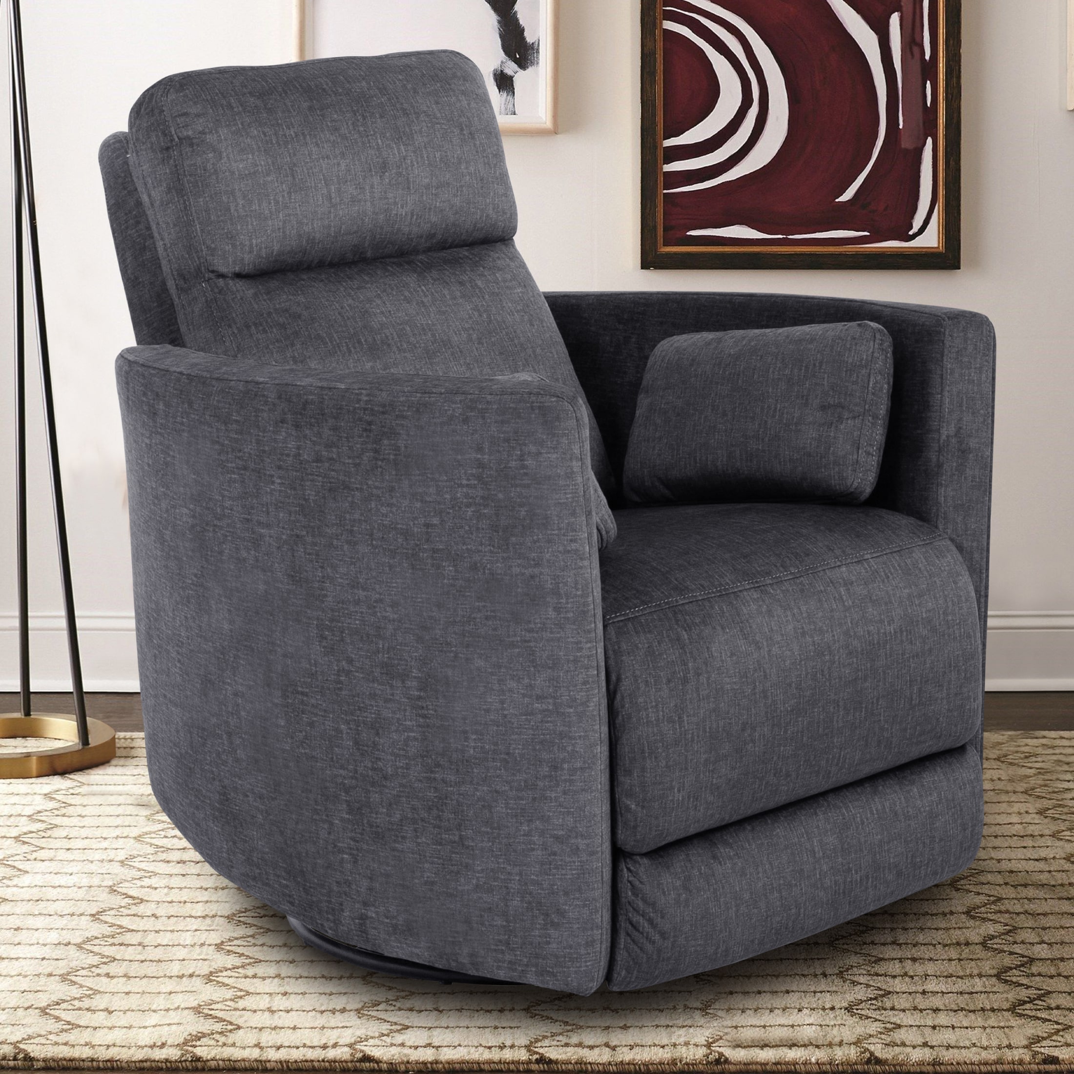 Effortless Swivel Recliner