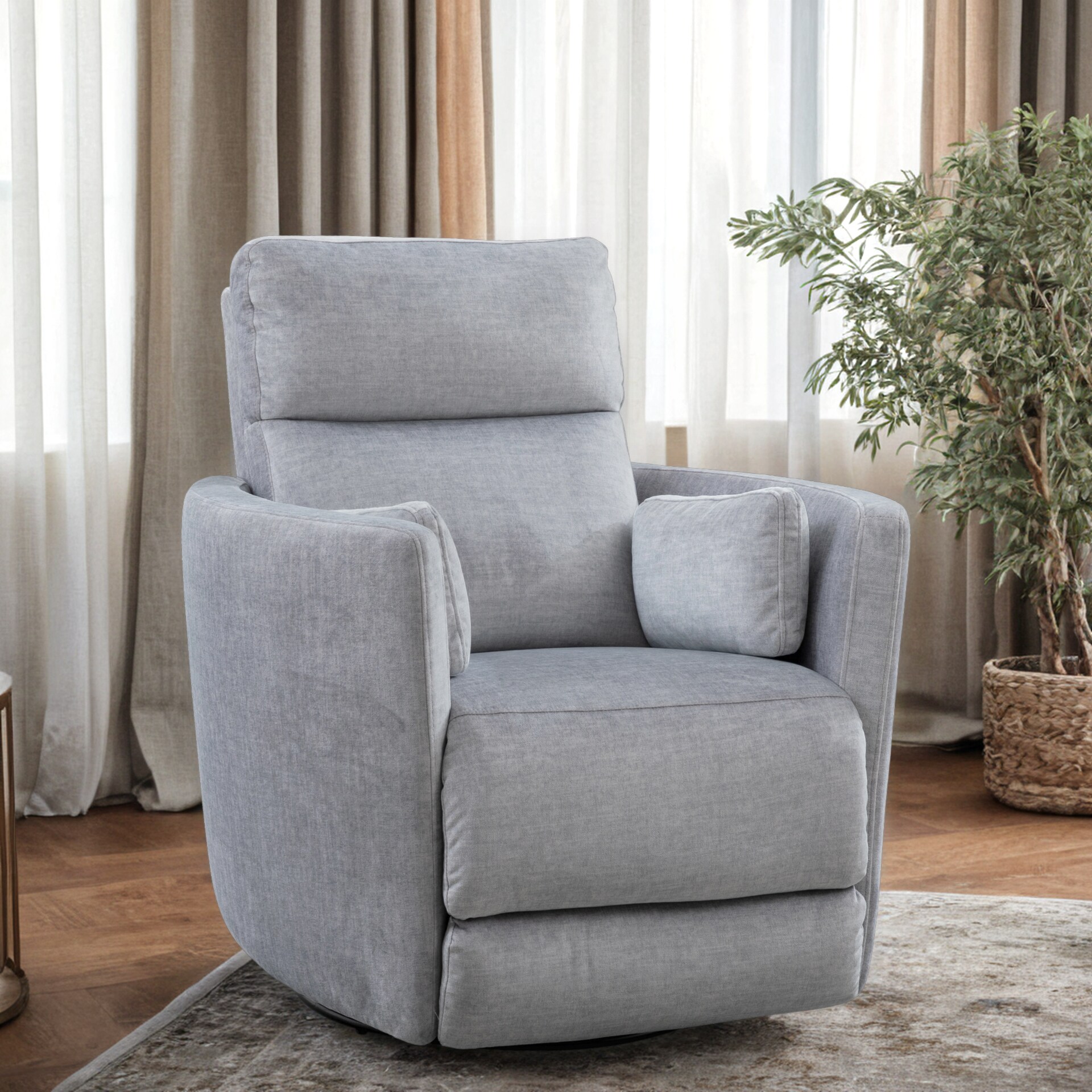 Effortless Swivel Recliner
