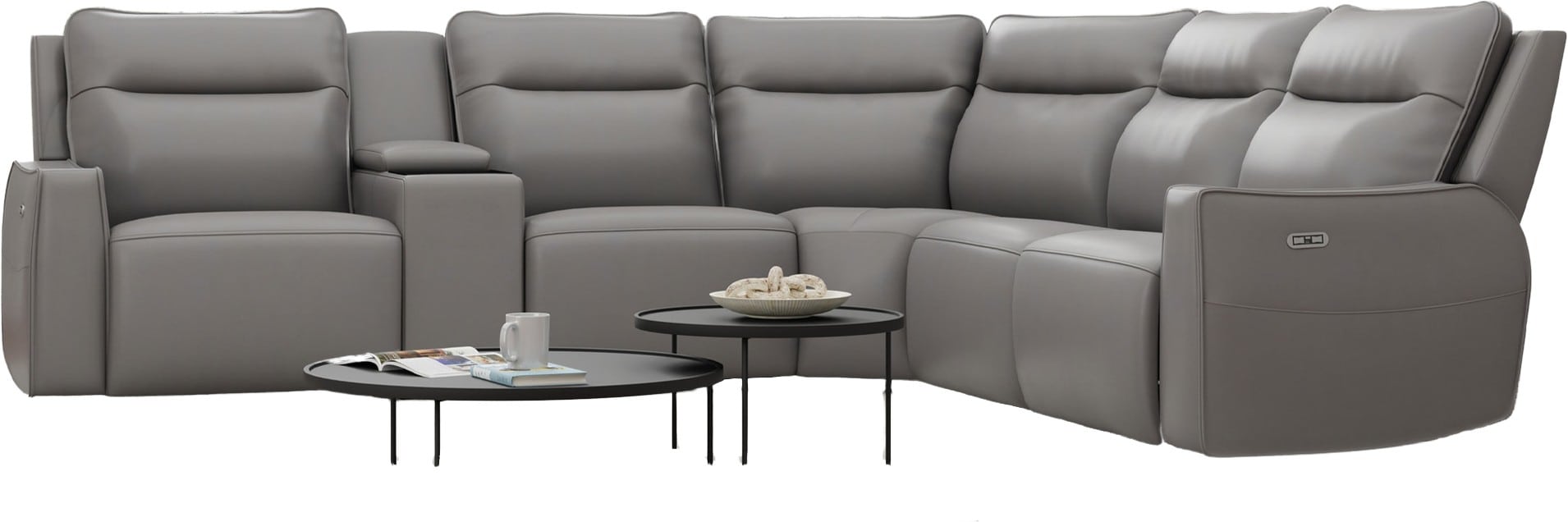 6 Piece Power Sectional