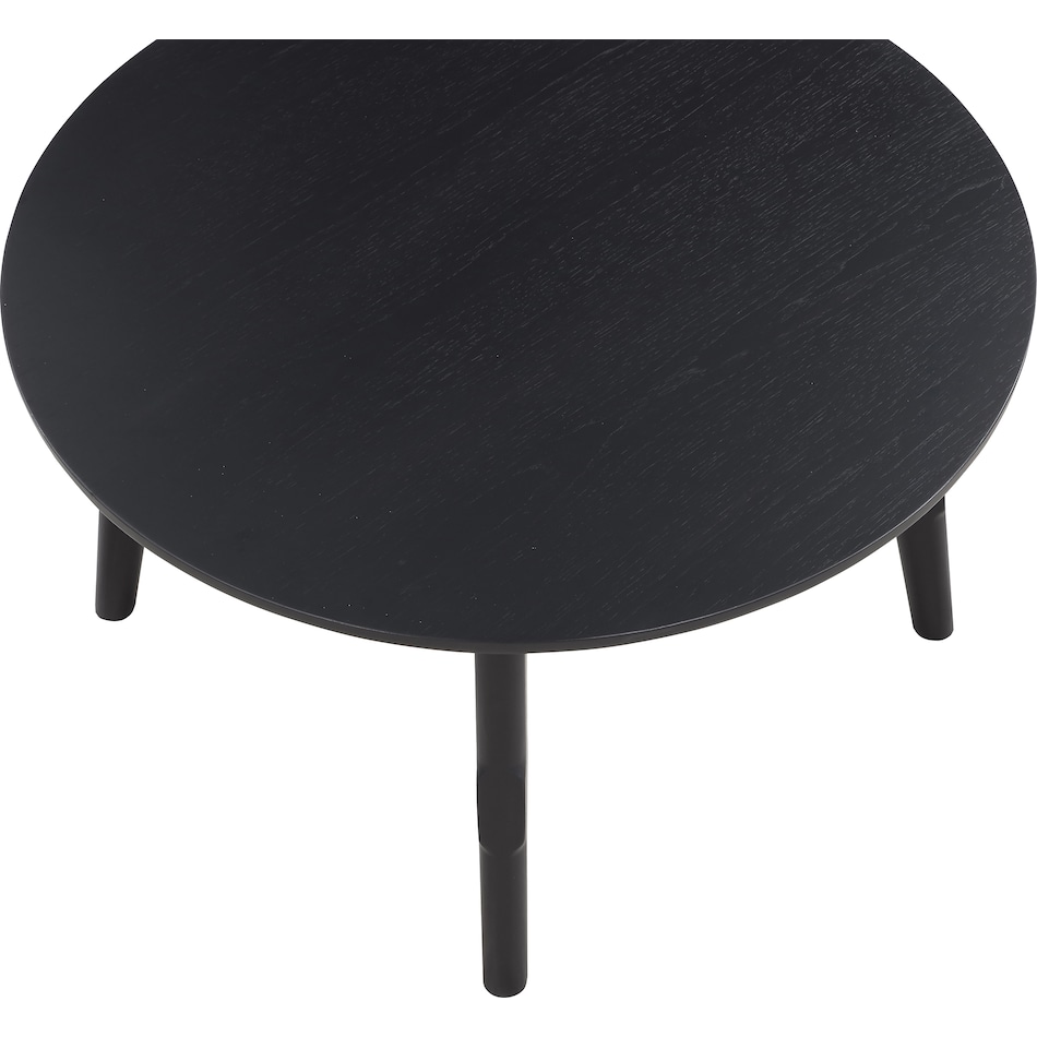  black occasional tables all   