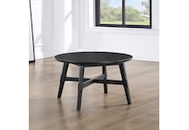  black occasional tables all   