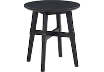  black occasional tables all   