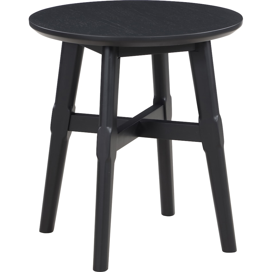  black occasional tables all   