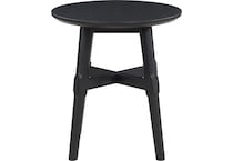  black occasional tables all   