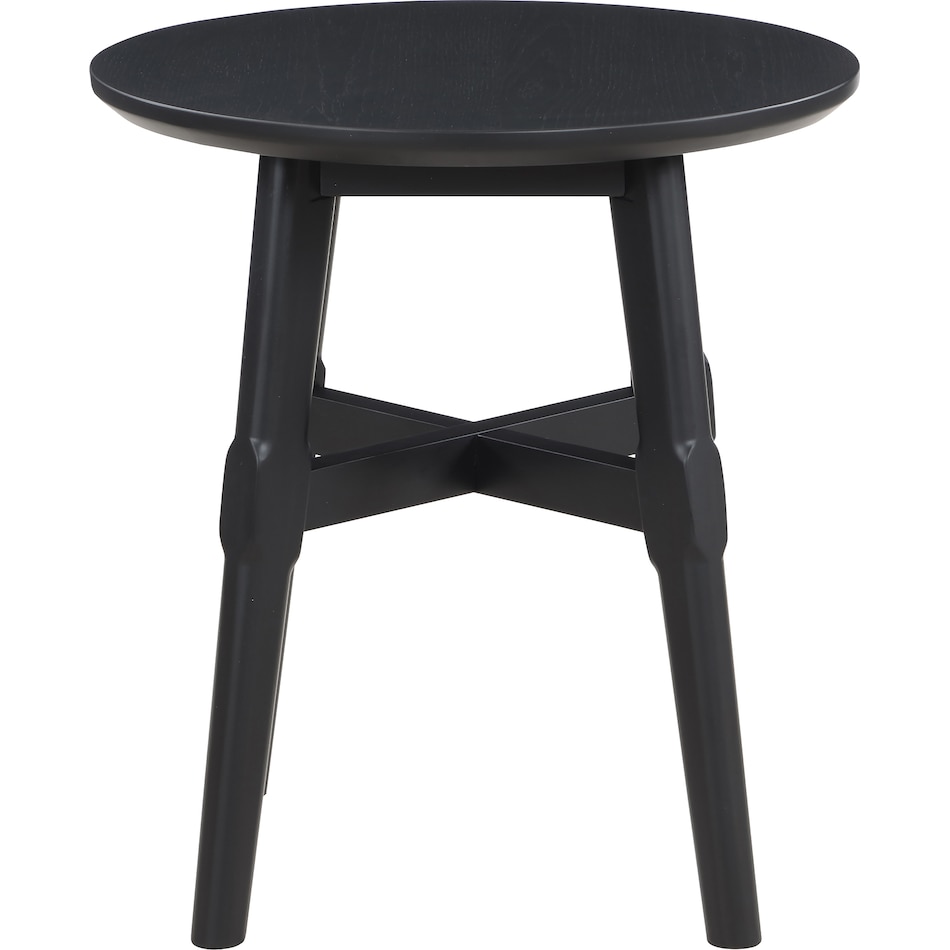  black occasional tables all   