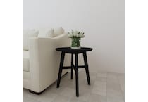  black occasional tables all   