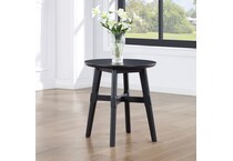  black occasional tables all   