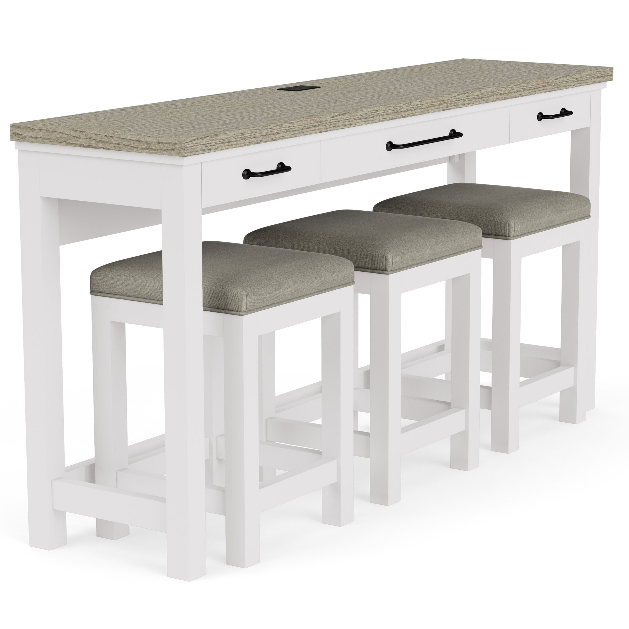 Cora Console/3Stools