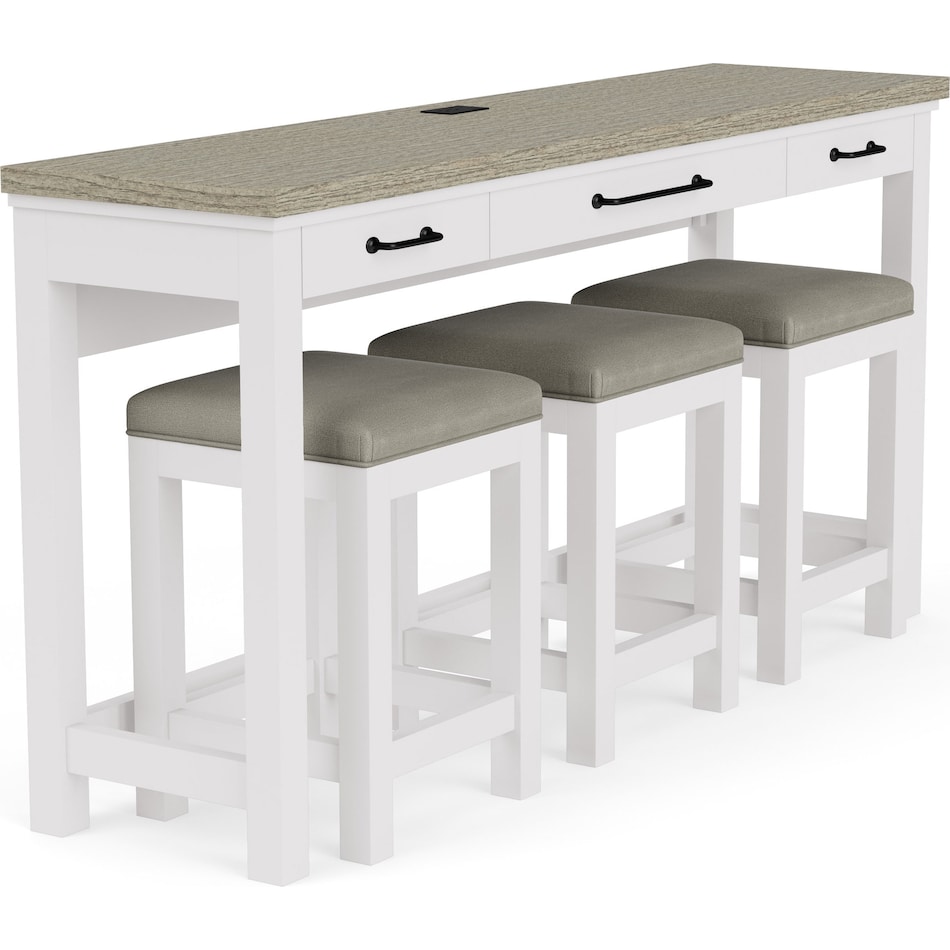  two tone occasional tables all   