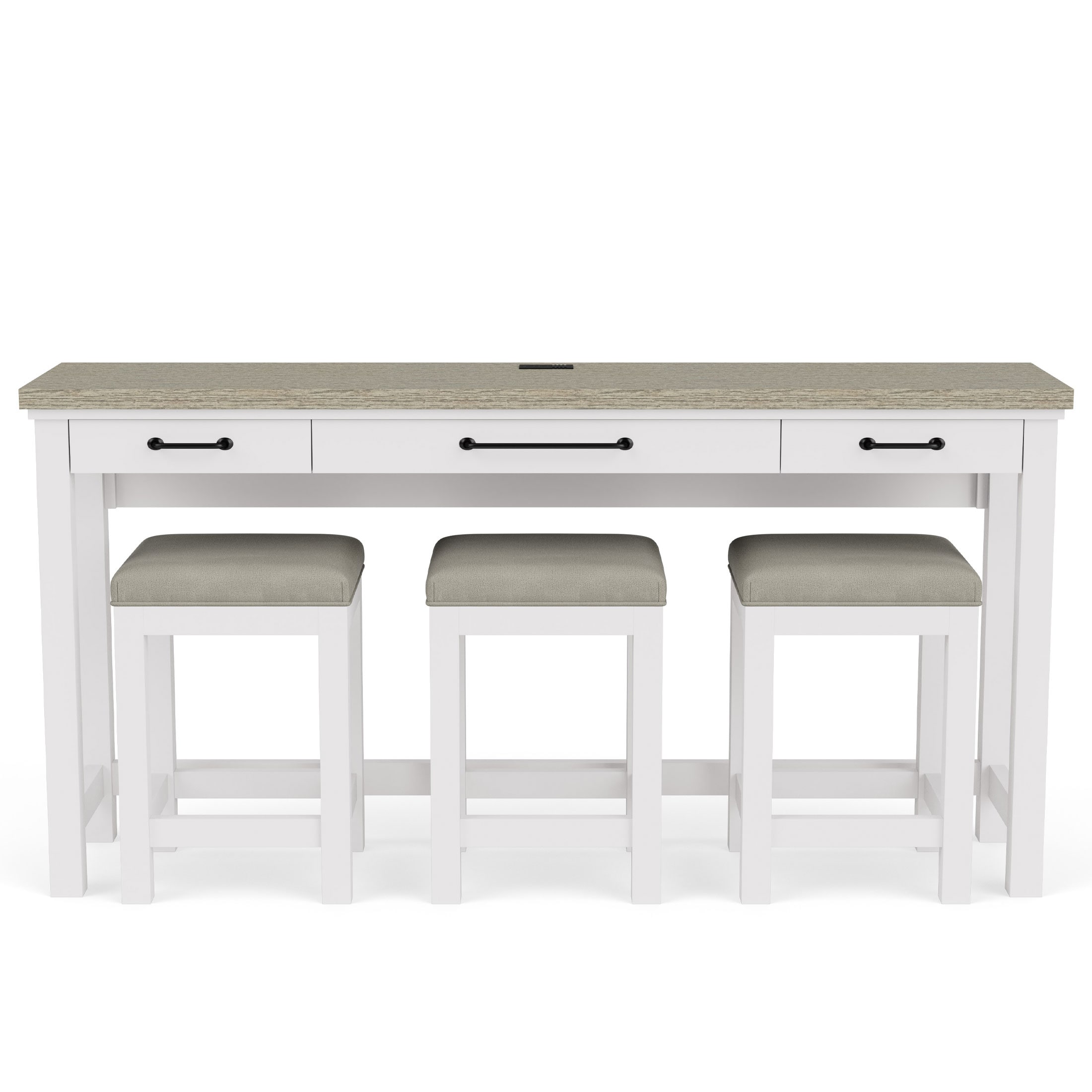 Cora Console/3Stools