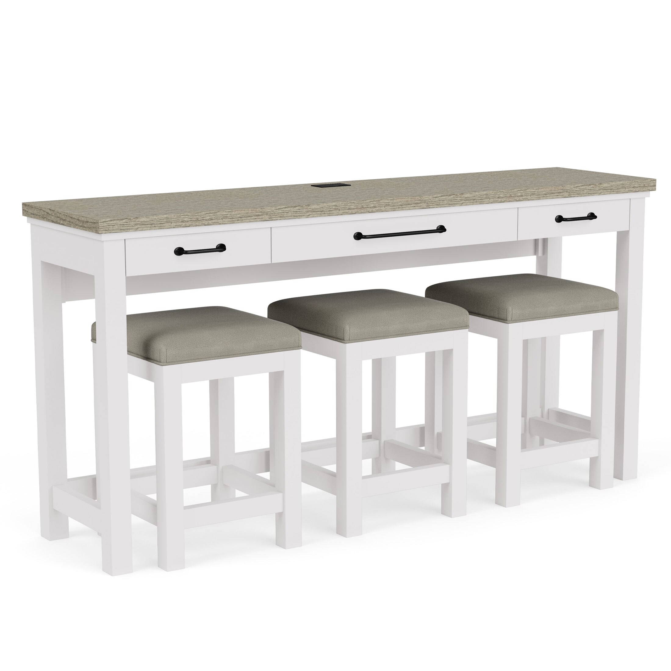Cora Console/3Stools