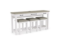  two tone occasional tables all   