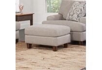  beige ottoman   