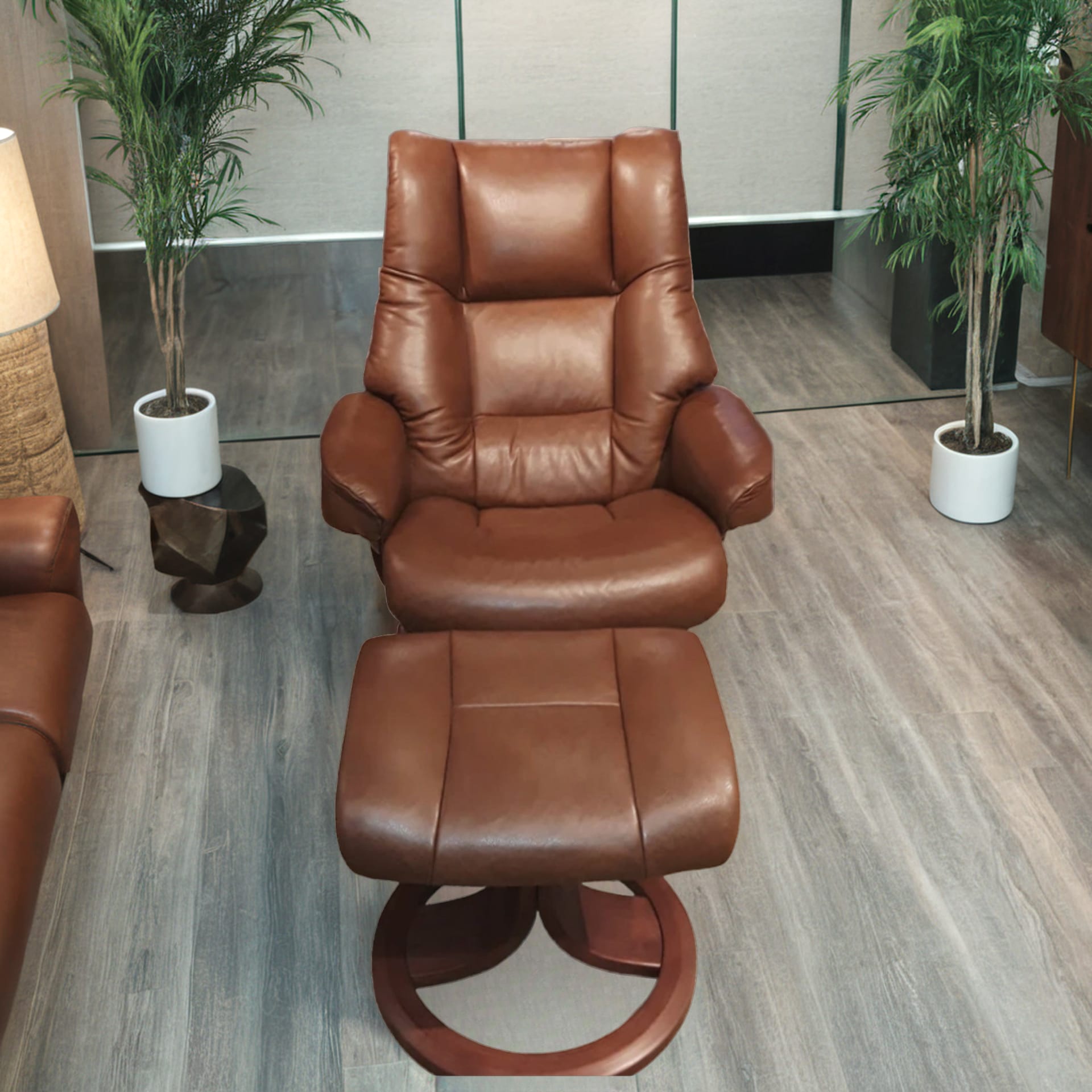 Nordic Large Chair & Ottoman