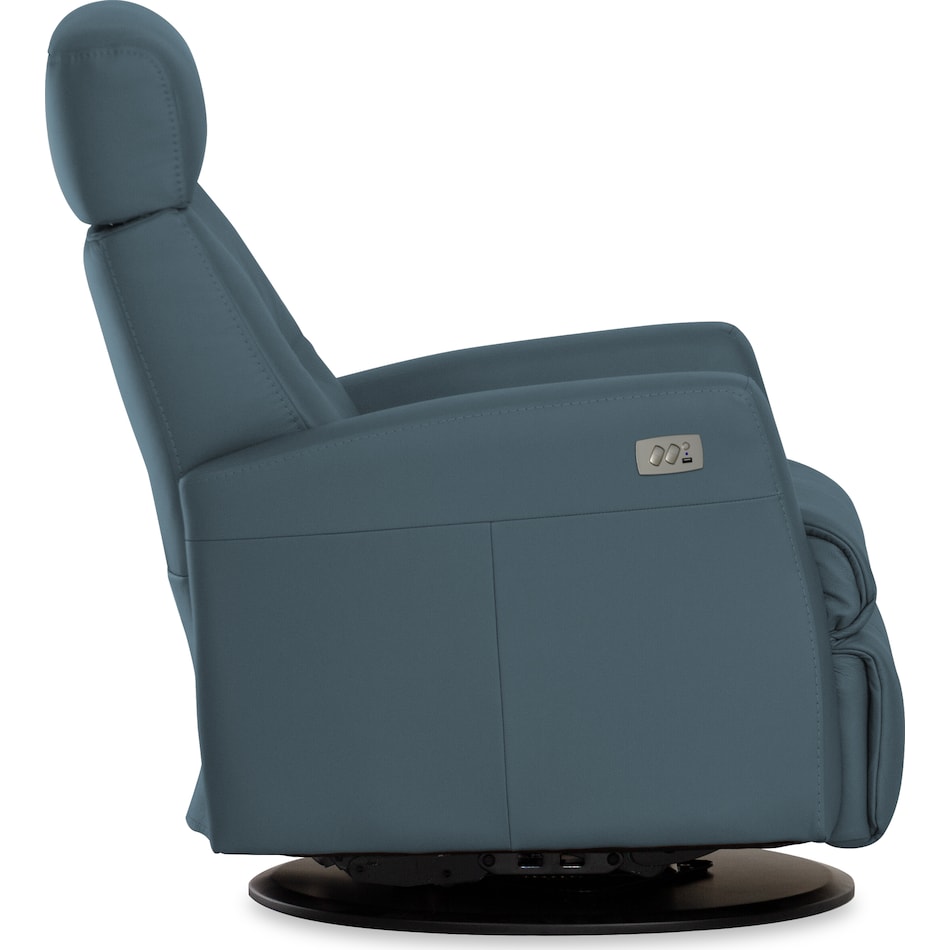  blue recliner   
