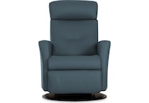  blue recliner   