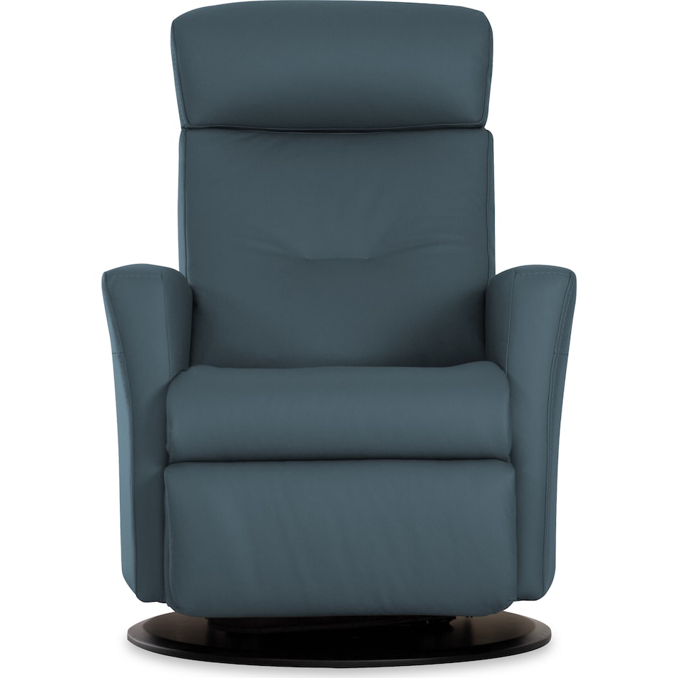  blue recliner   
