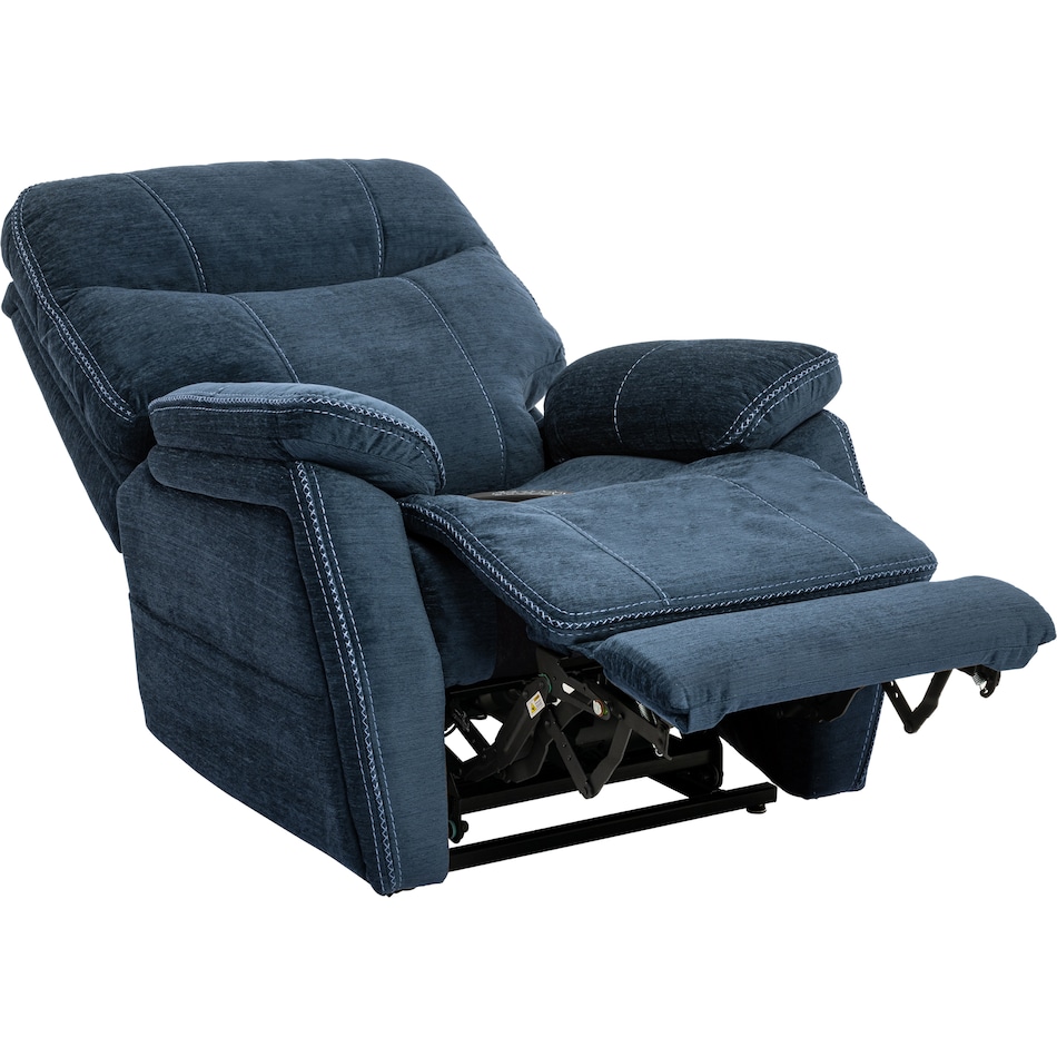  blue recliner   