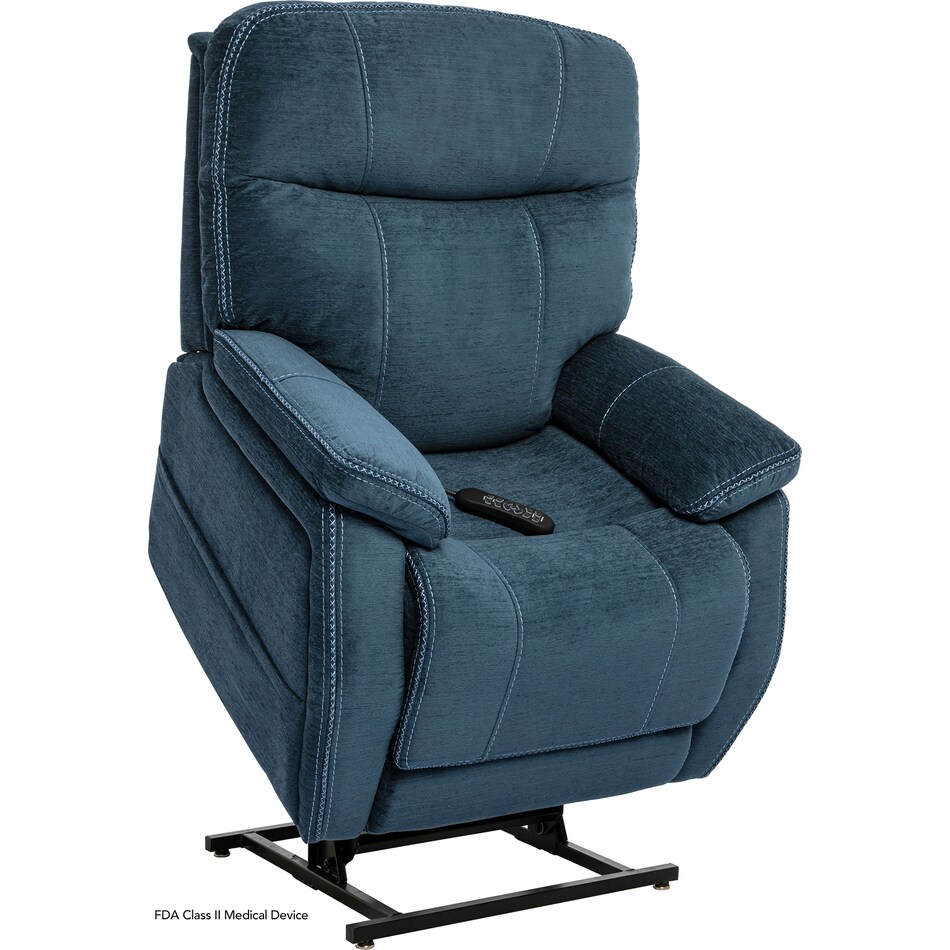  blue recliner   