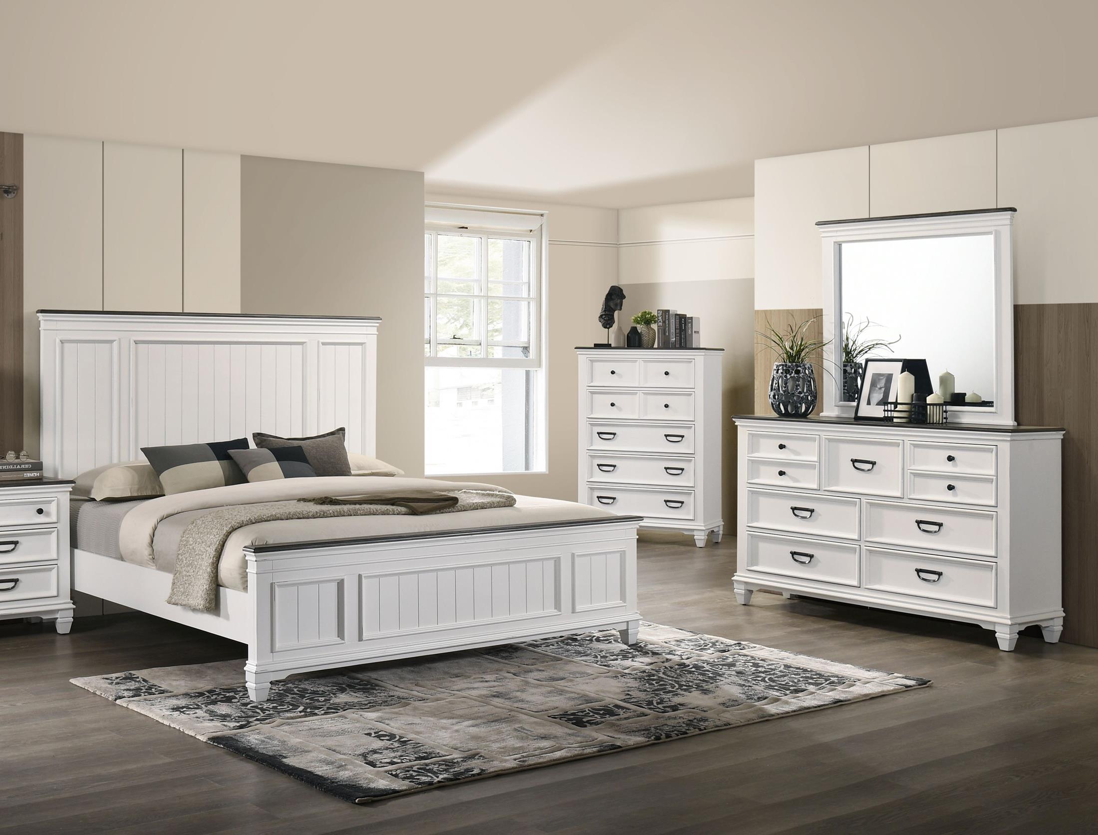 Knightly 5 Piece Full Bedroom Set