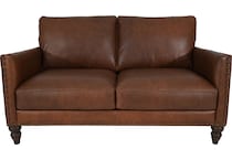  brown loveseat   