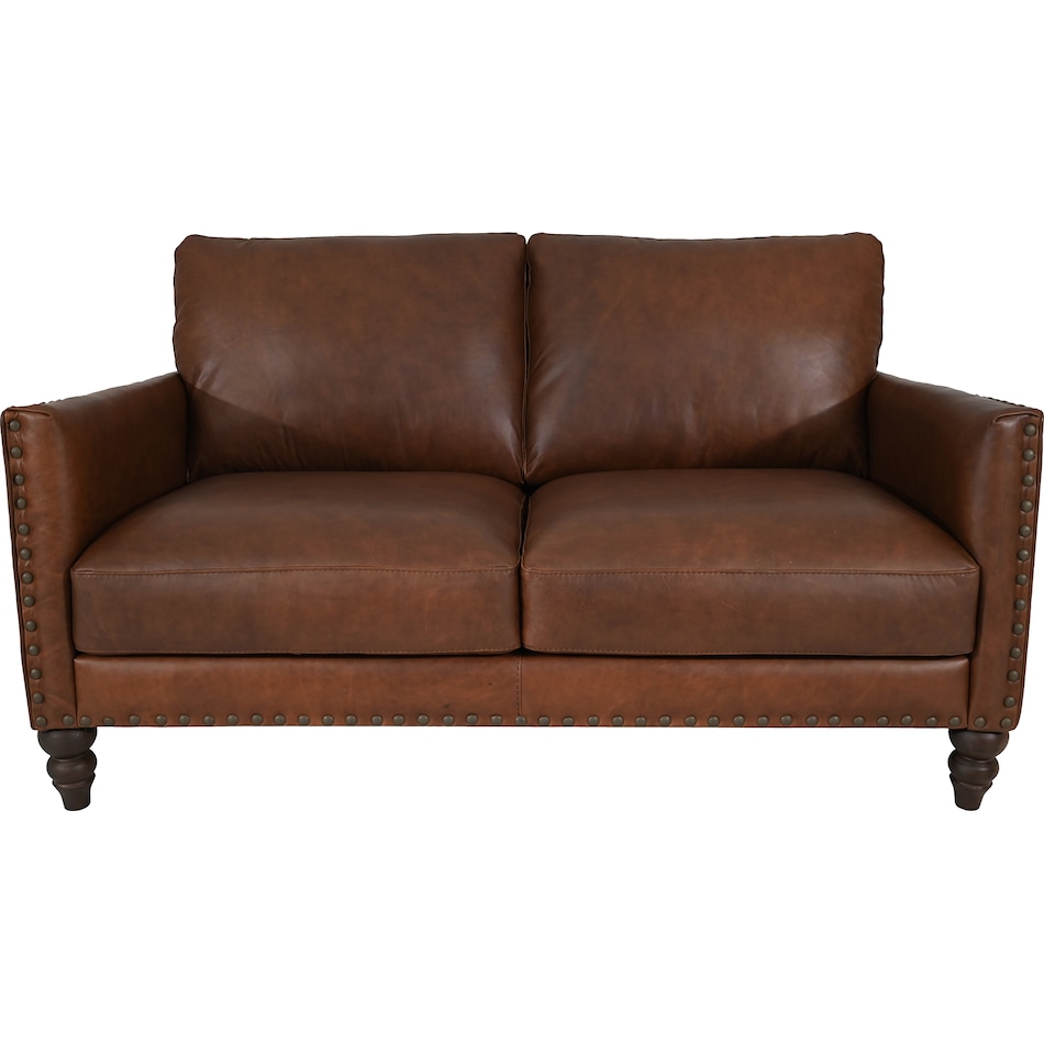  brown loveseat   