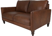 brown loveseat   