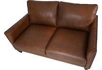  brown loveseat   