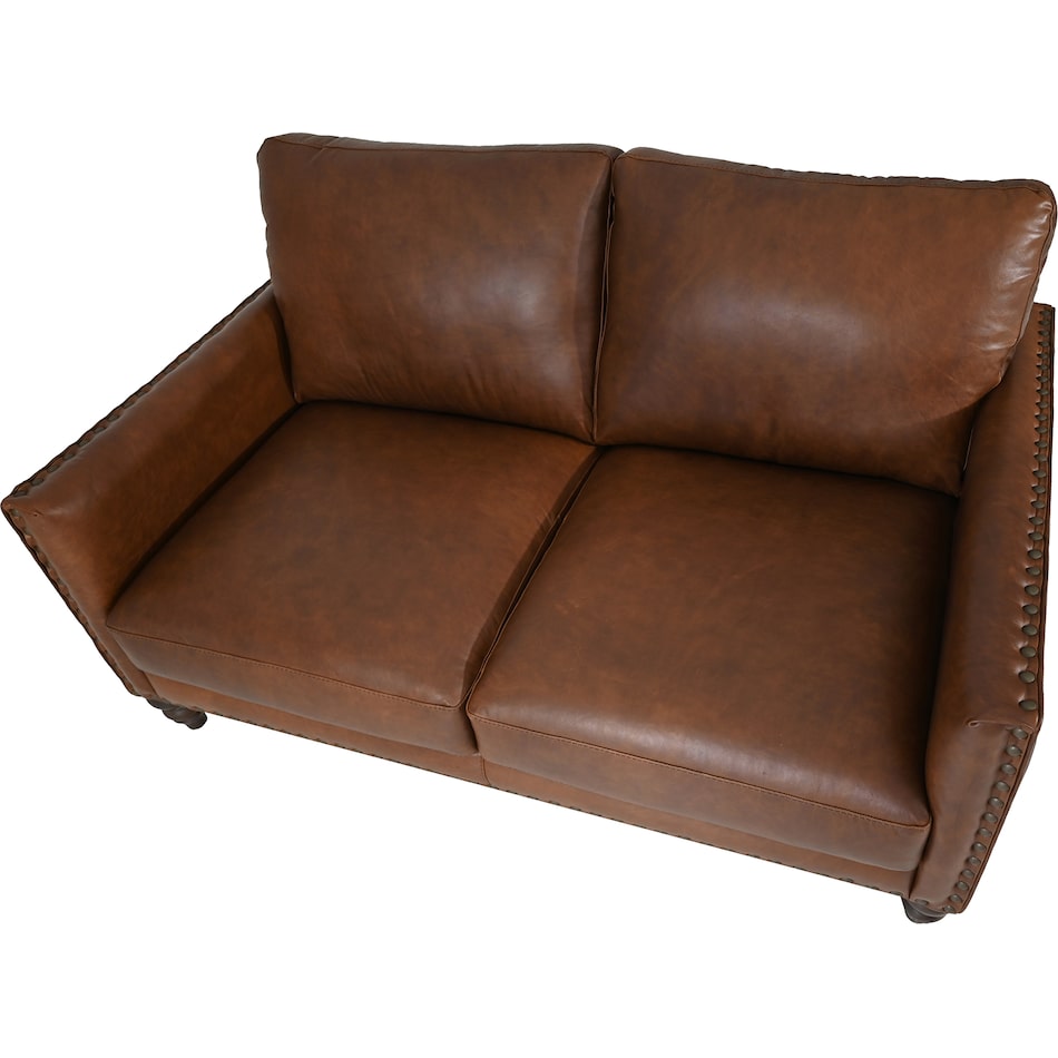  brown loveseat   