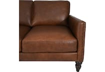  brown loveseat   