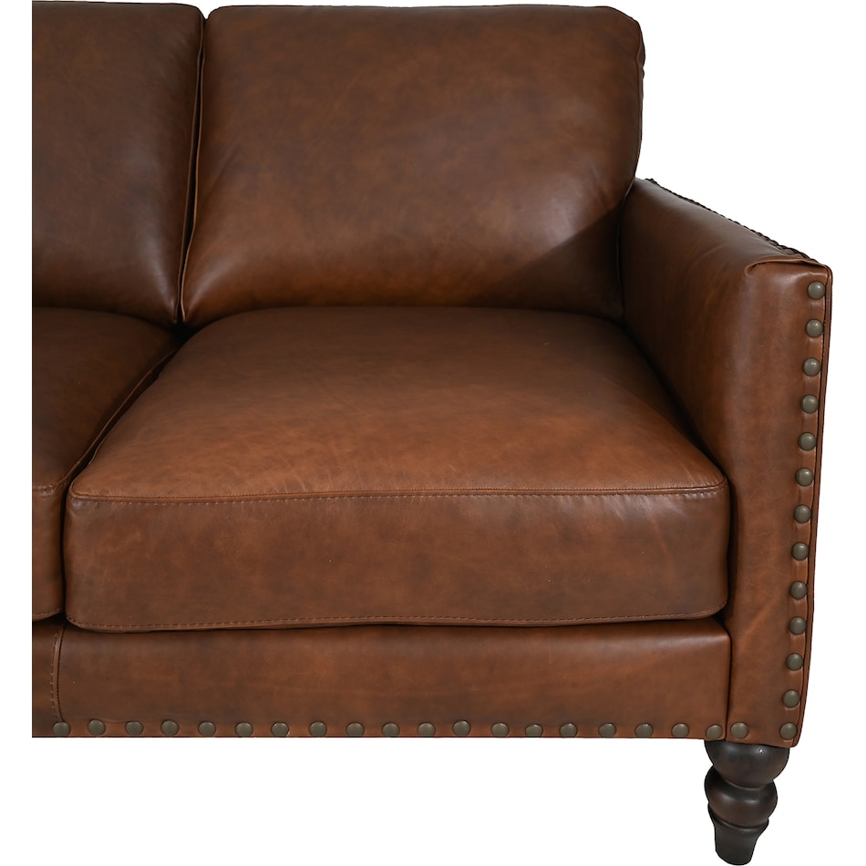  brown loveseat   