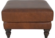  brown ottoman   