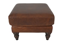  brown ottoman   
