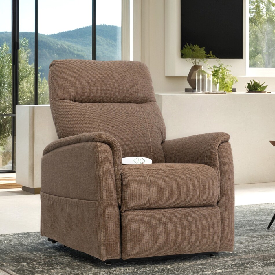  brown recliner   